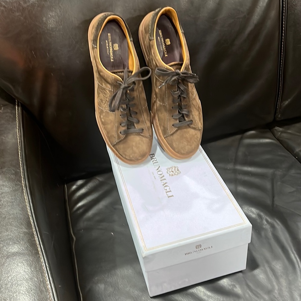 Bruno Magli Suede Sneakers